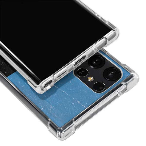 Estonia Flag Distressed Galaxy S23 Ultra Clear Case